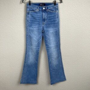 Gap High Rise Flare Jeans Light Katie Wash Sz 0 25
